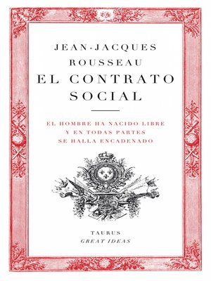 cover image of El contrato social (Serie Great Ideas 11)